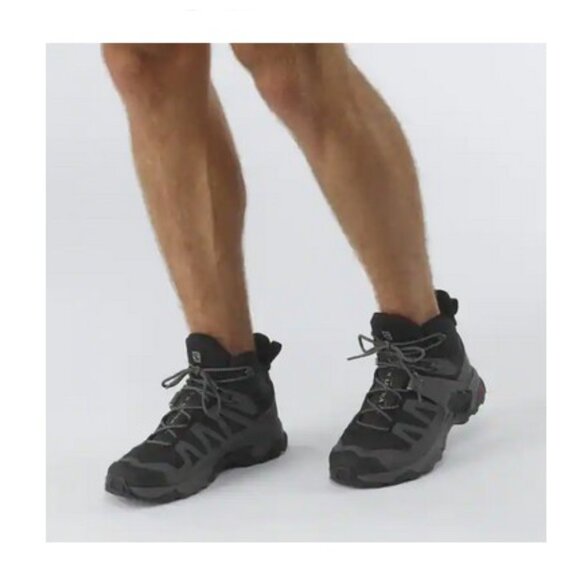 Salomon X Ultra 4 Mid GTX GORE-TEX Gray Hiking Trail Boots Men 10 - Picture 2 of 6